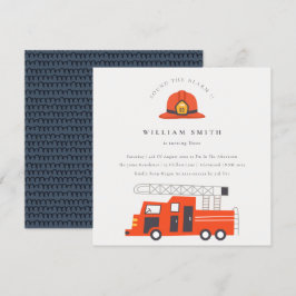 Invitación de cumpleaños de niños con motor de cam