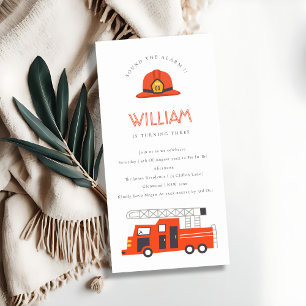 Invitación de cumpleaños de niños con motor de cam
