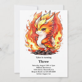 Invitación de cumpleaños de niños de Phoenix