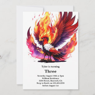 Invitación de cumpleaños de niños de Phoenix