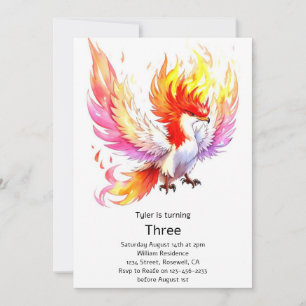 Invitación de cumpleaños de niños de Phoenix