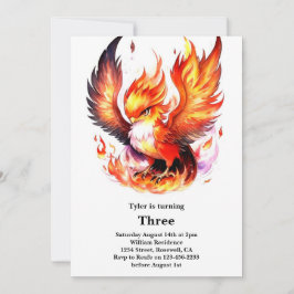 Invitación de cumpleaños de niños de Phoenix