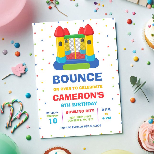 Invitación de cumpleaños de niños para casa de reb (Subido por el creador)