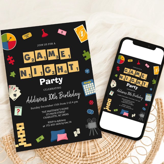 Invitación de cumpleaños de niños para fiesta de n (Subido por el creador)