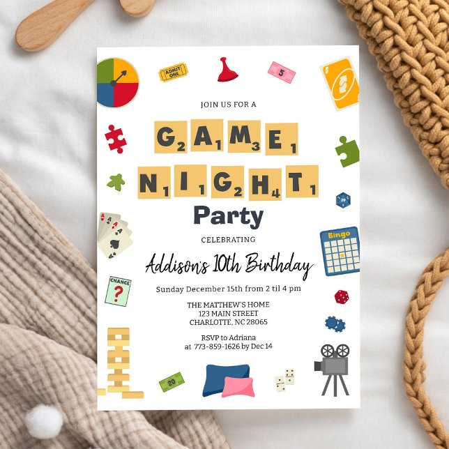 Invitación de cumpleaños de niños para fiesta de n (Subido por el creador)