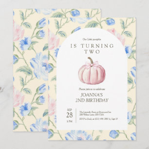 Invitación de cumpleaños de nuestra pequeña calaba