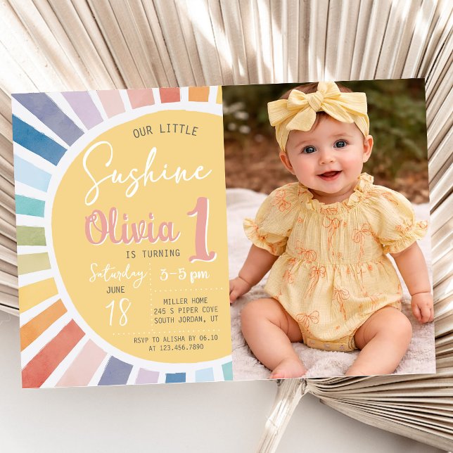 Invitación de cumpleaños de Nuestra Pequeña Luz de (Subido por el creador)