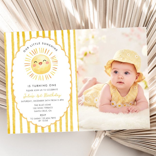 Invitación de cumpleaños de Nuestro Pequeño Sol Am (Subido por el creador)