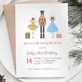 invitación de cumpleaños de NUTCRACKER