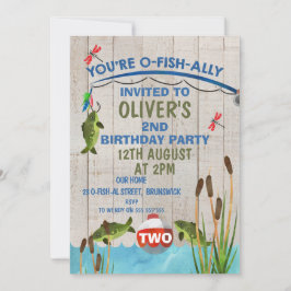 Invitación de cumpleaños de O-Fish_Ally