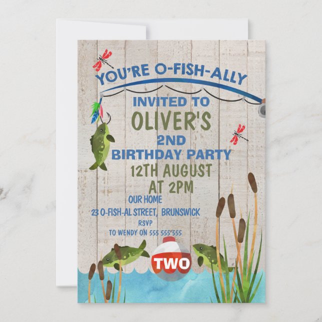 Invitación de cumpleaños de O-Fish_Ally (Anverso)