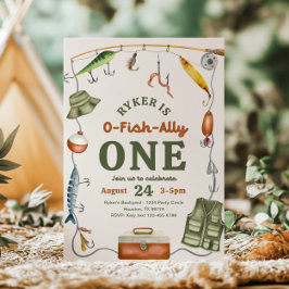 Invitación de cumpleaños de O-Fish-Ally