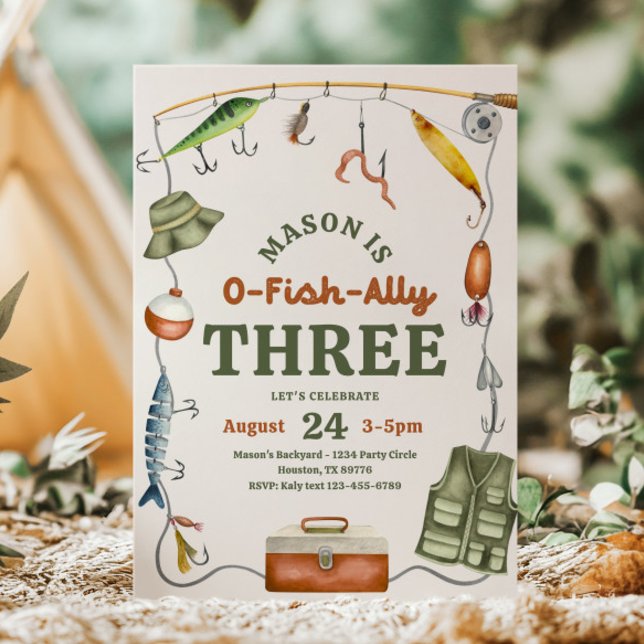 Invitación de cumpleaños de O-Fish-Ally (Subido por el creador)