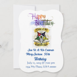 Invitación de cumpleaños de OES