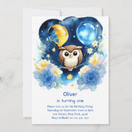 Invitación de cumpleaños de Owl