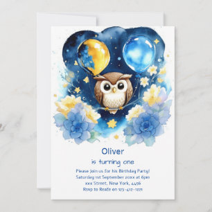 Invitación de cumpleaños de Owl