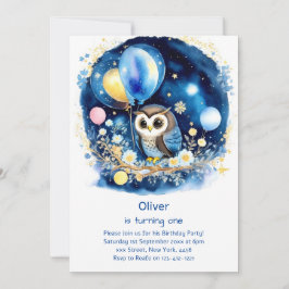 Invitación de cumpleaños de Owl