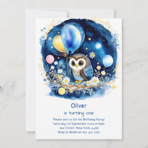 Invitación de cumpleaños de Owl