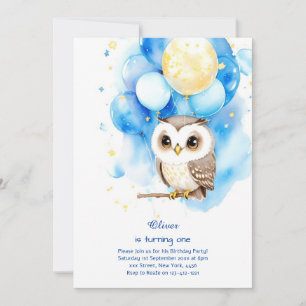 Invitación de cumpleaños de Owl