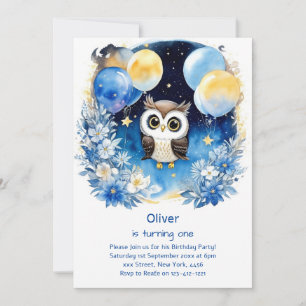 Invitación de cumpleaños de Owl