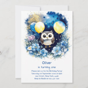 Invitación de cumpleaños de Owl