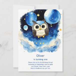 Invitación de cumpleaños de Owl