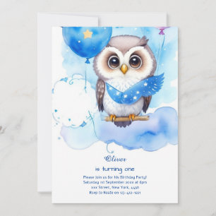 Invitación de cumpleaños de Owl