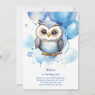 Invitación de cumpleaños de Owl
