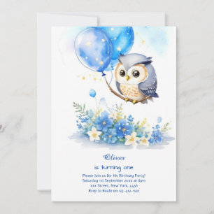 Invitación de cumpleaños de Owl