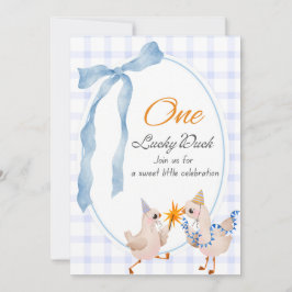 Invitación de cumpleaños de pato