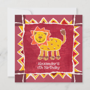 Invitación de cumpleaños de personalizado Collage