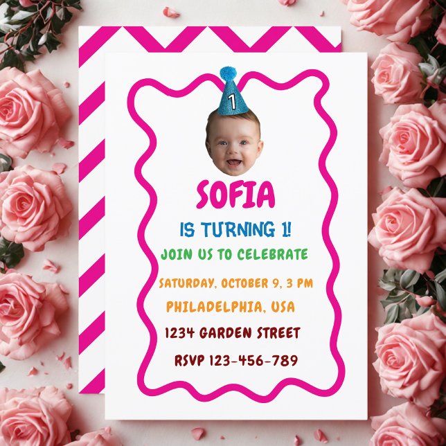 Invitación de cumpleaños de personalizado con Gorr (Subido por el creador)