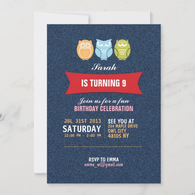 Invitación de cumpleaños de Personalizado de lechu (Anverso)