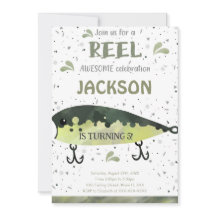 Invitación de cumpleaños de pesca