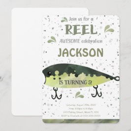 Invitación de cumpleaños de pesca