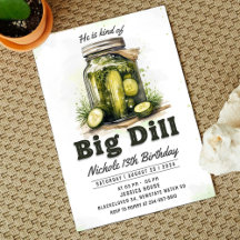 Invitación de cumpleaños de Pickles y Jar Party