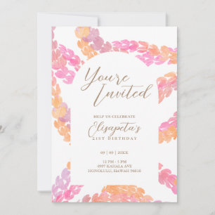 Invitación de cumpleaños de Pikake