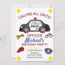Invitación de Cumpleaños de Política