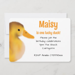 Invitación de cumpleaños de primer cumpleaños de D