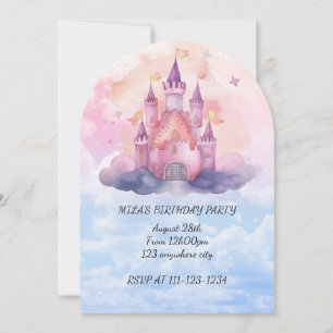 invitación de cumpleaños de princesa