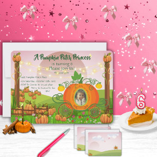 Invitación de cumpleaños de Princesa Chica de Parc