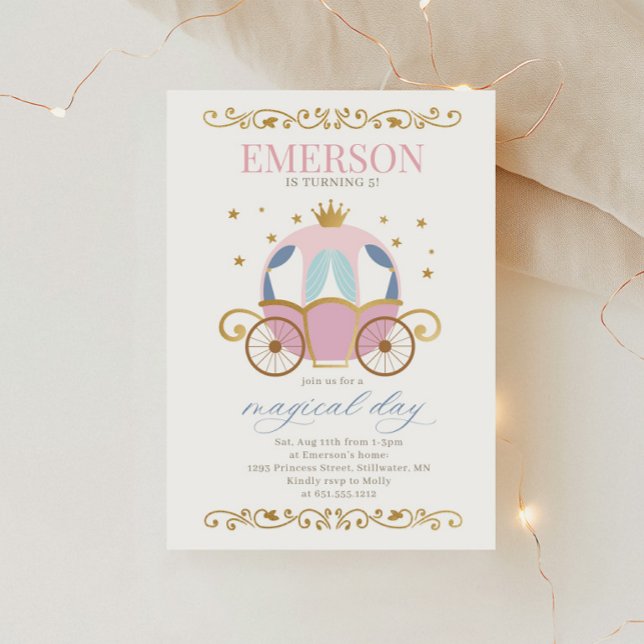 Invitación de Cumpleaños de Princesa de Cuento de  (Subido por el creador)