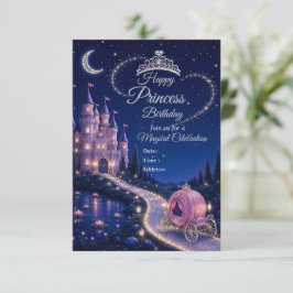 Invitación de cumpleaños de princesa | Parte del c