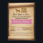 Invitación de cumpleaños de Princess Carriage<br><div class="desc">¡Una invitación perfecta para celebrar el cumpleaños de tu pequeña princesa!</div>