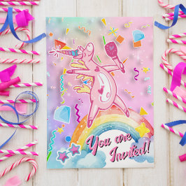 Invitación de cumpleaños de Princess Magical Unico