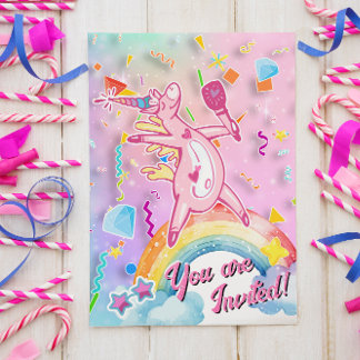 Invitación de cumpleaños de Princess Magical Unico
