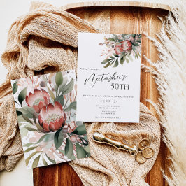 Invitación de cumpleaños de Protea