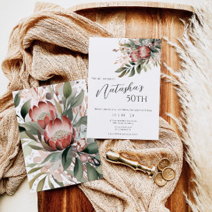 Invitación de cumpleaños de Protea