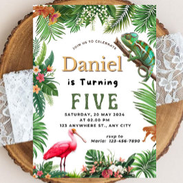 Invitación de cumpleaños de Reptile