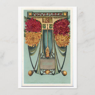 Invitación de cumpleaños de Sagittarius de Noviemb